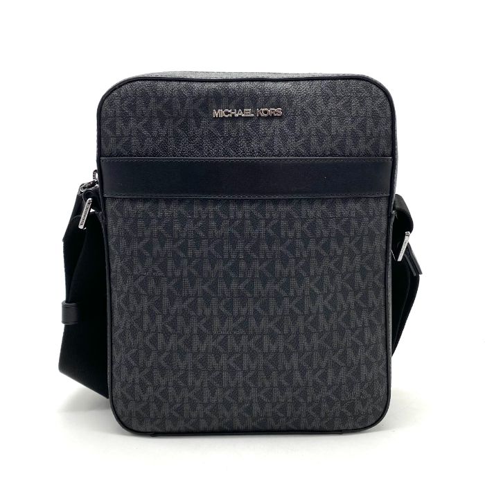 MICHAEL KORS マイケルコース ロゴ シグネチャー レザー ショルダー バッグ eH1026A