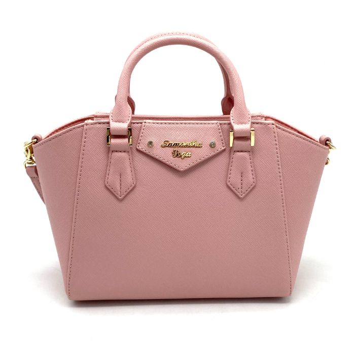 Samantha Vega サマンサ ベガ ロゴ 2way レザー ハンド ショルダー バッグ eH1027A