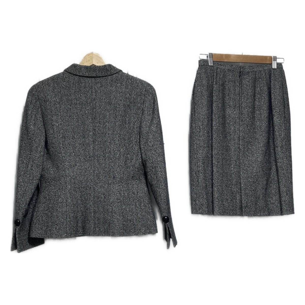 DIOR ChristianDior ディオール クリスチャンディオール スカートスーツ レディース - 黒×白