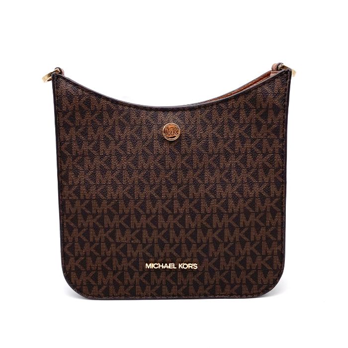 MICHAEL KORS マイケルコース ロゴ シグネチャー レザー ショルダー バッグ eY10125A