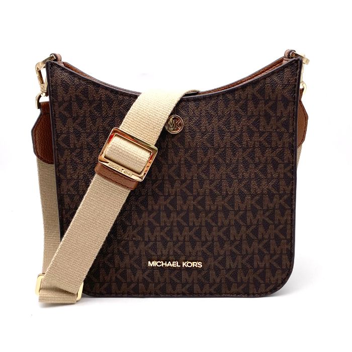 MICHAEL KORS マイケルコース ロゴ シグネチャー レザー ショルダー バッグ eY10125A