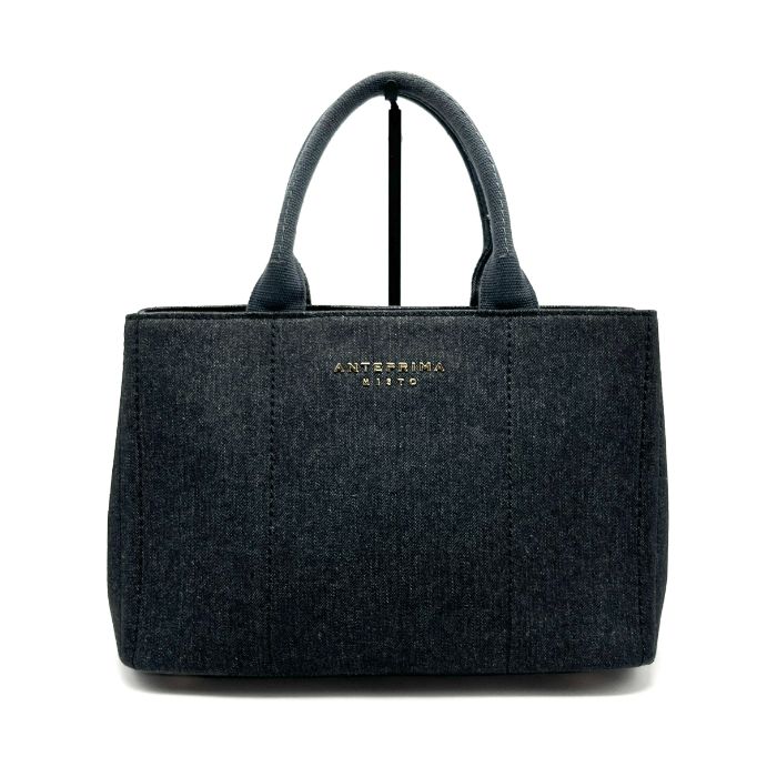 ANTEPRIMA アンテプリマ ロゴ デニム ハンド バッグ eY1019N