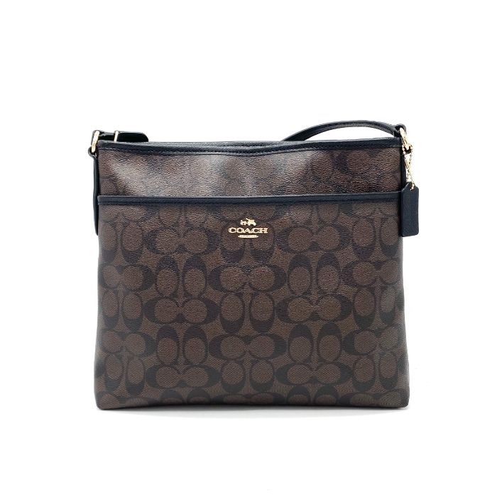 COACH コーチ シグネチャー 2way レザー ハンド ショルダー バッグ eY1025N