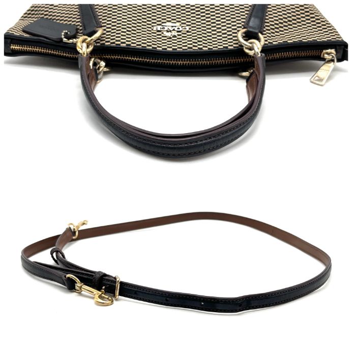 COACH コーチ ロゴ 2way キャンバス ハンド ショルダー バッグ eY1050N NEXPOTALLINN_EU