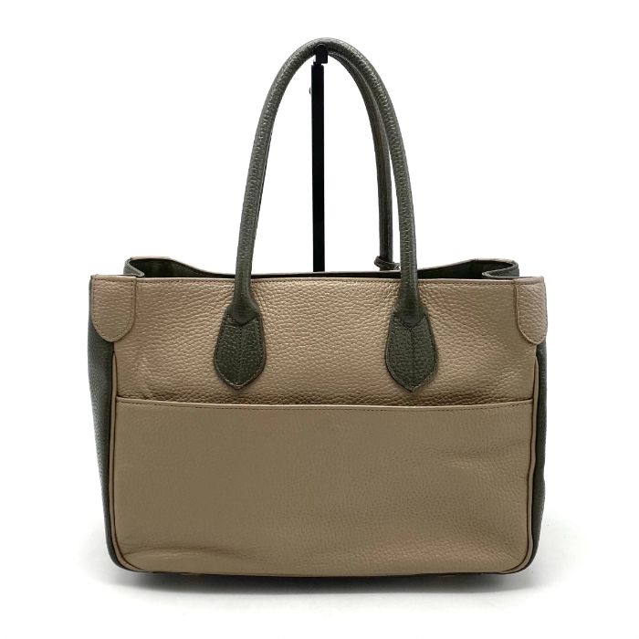 A.D.M.J エーディーエムジェー ロゴ レザー ハンド バッグ eY1053A