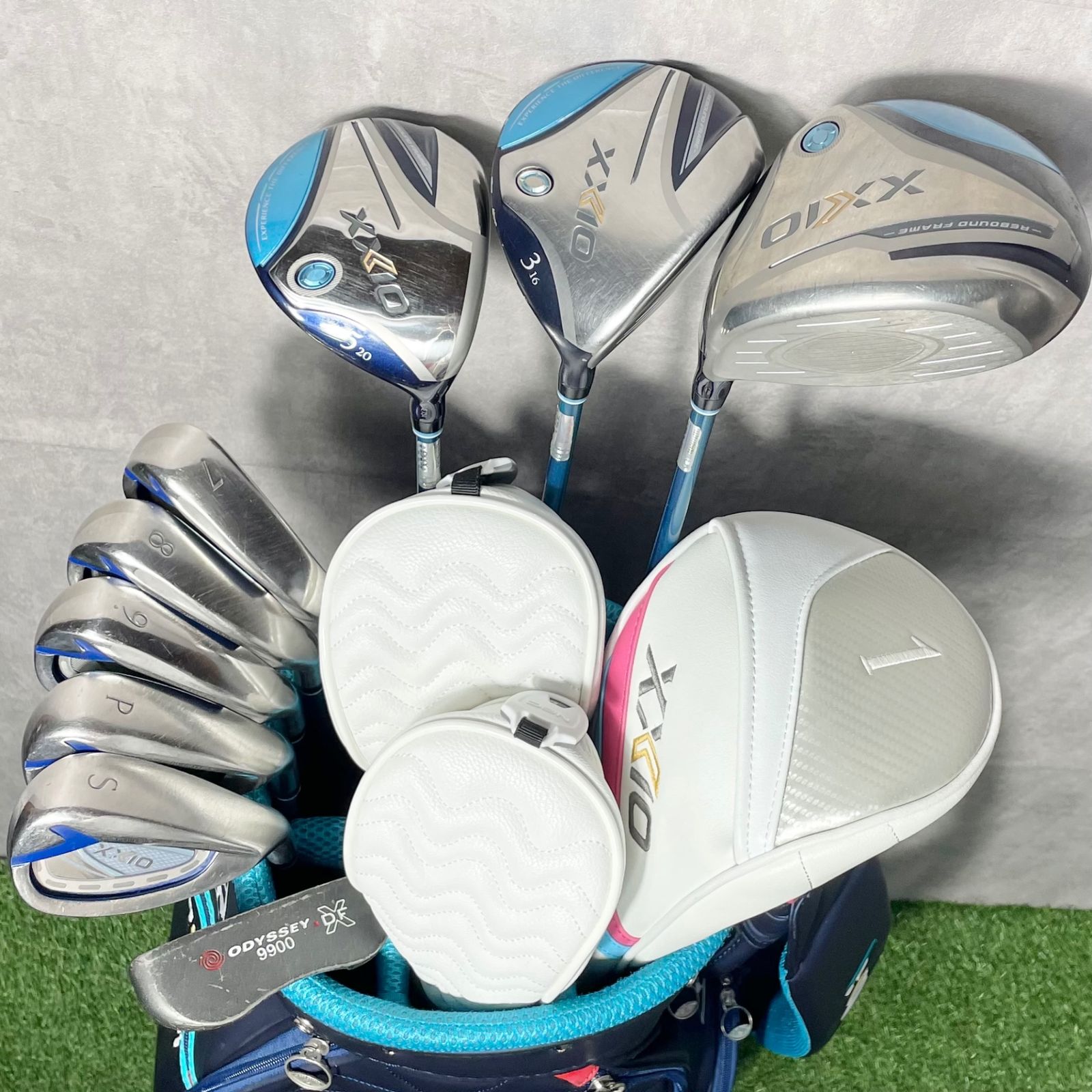 XXIO 12 MP 1200 レディース L ゴルフクラブセット 9本 右 ゼクシオ12 12代目 キャディバッグ DUNLOP ダンロップ