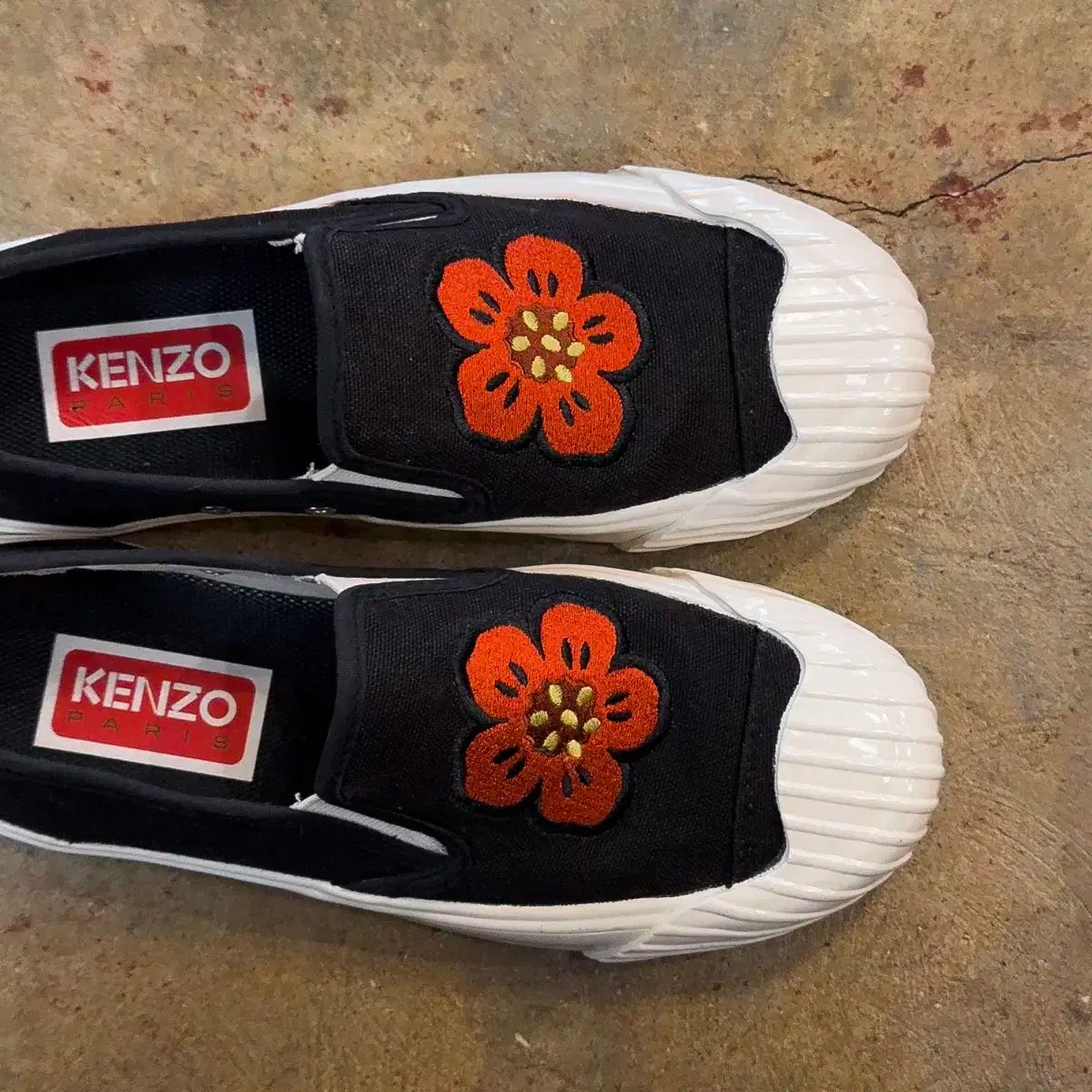 KENZO ケンゾー スクール ロゴ パッチ ウィメンズ スニーカー