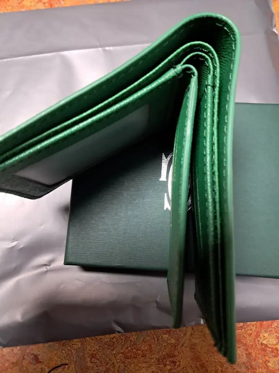 ゴヤール メンズ 二つ折り財布 グリーン