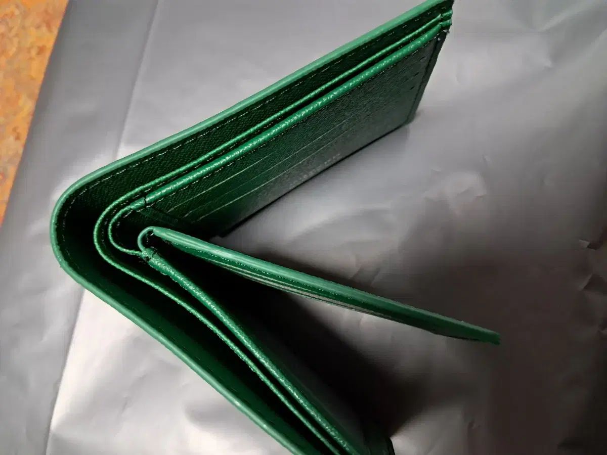  ゴヤール メンズ 二つ折り財布 グリーン 長財布 小物