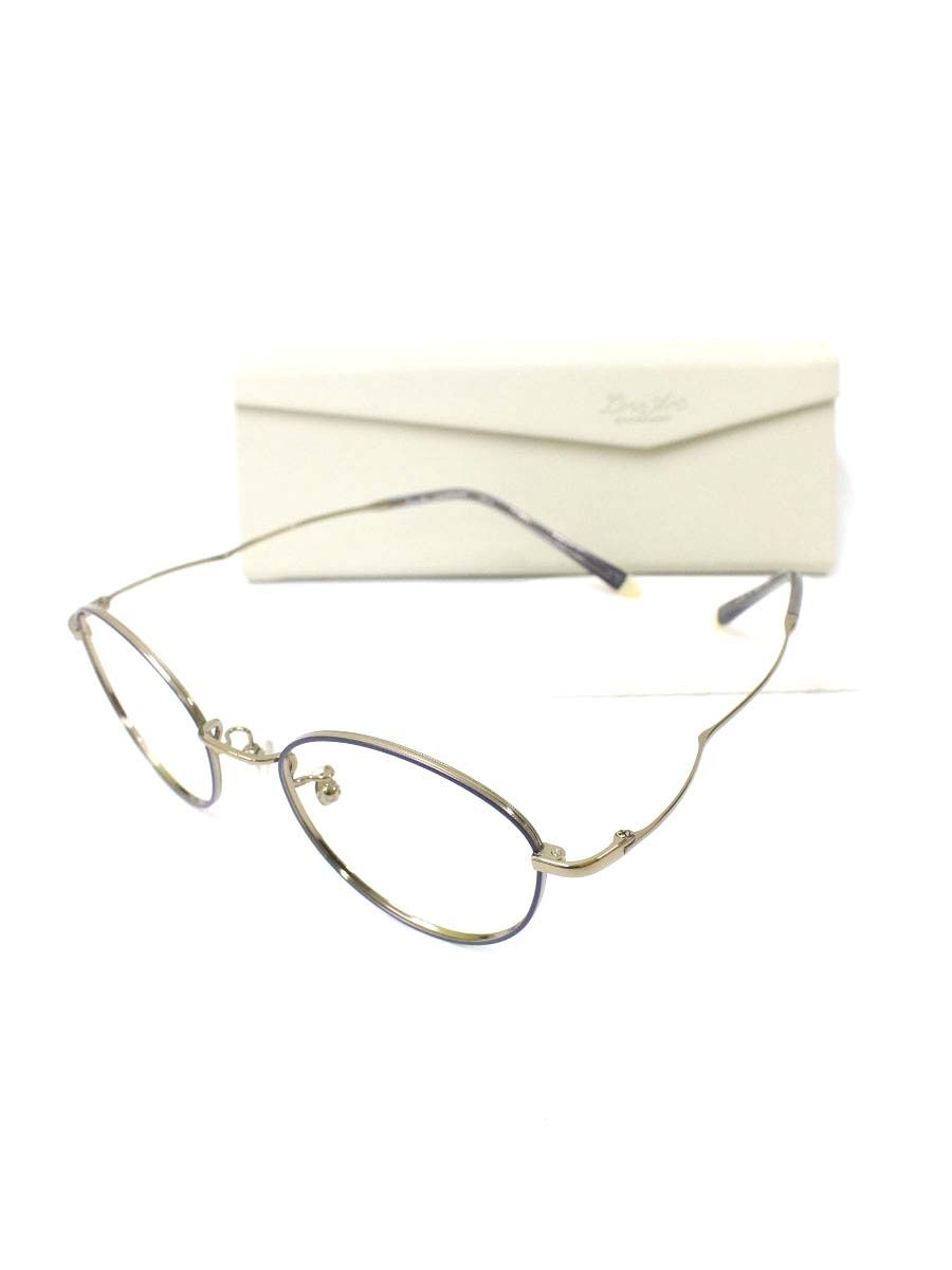 ラインアートシャルマン Solo ソロ XL11304 メガネ ネイビー メタルフレーム ボストン IT0Y7HKB8YGO