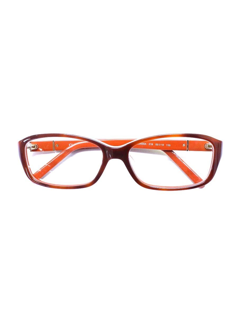 クロエ CE2630A メガネ ブラウン ゴールド セルフレーム スクエア ITX4K3K6W48G