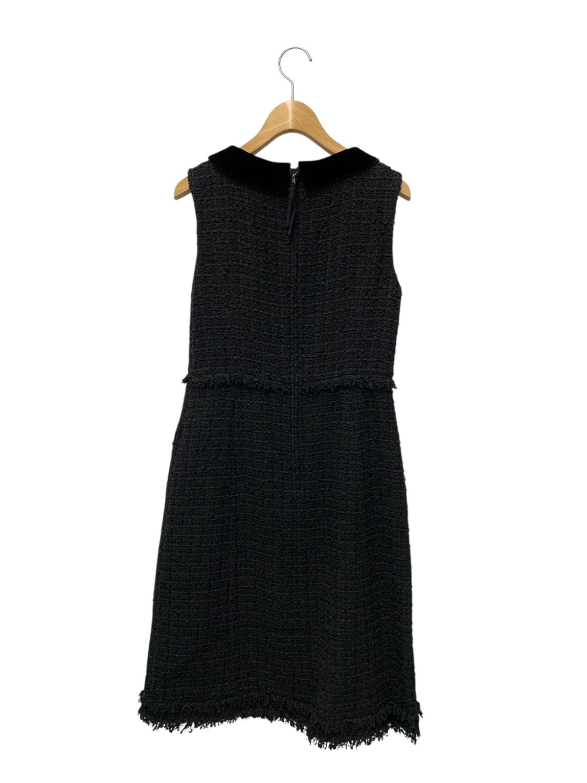 フォクシーブティック Dress Petal Tweed 37432 ワンピース 38 ブラック ITHONCX55BEO