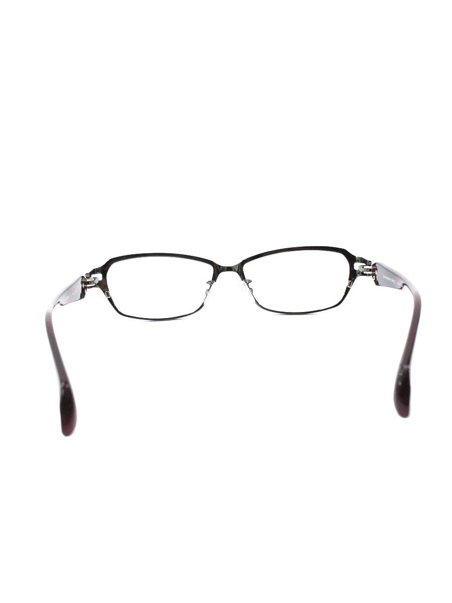 サムライ翔 SS-J36 メガネ ガンメタル/ダークレッド コンビフレーム  