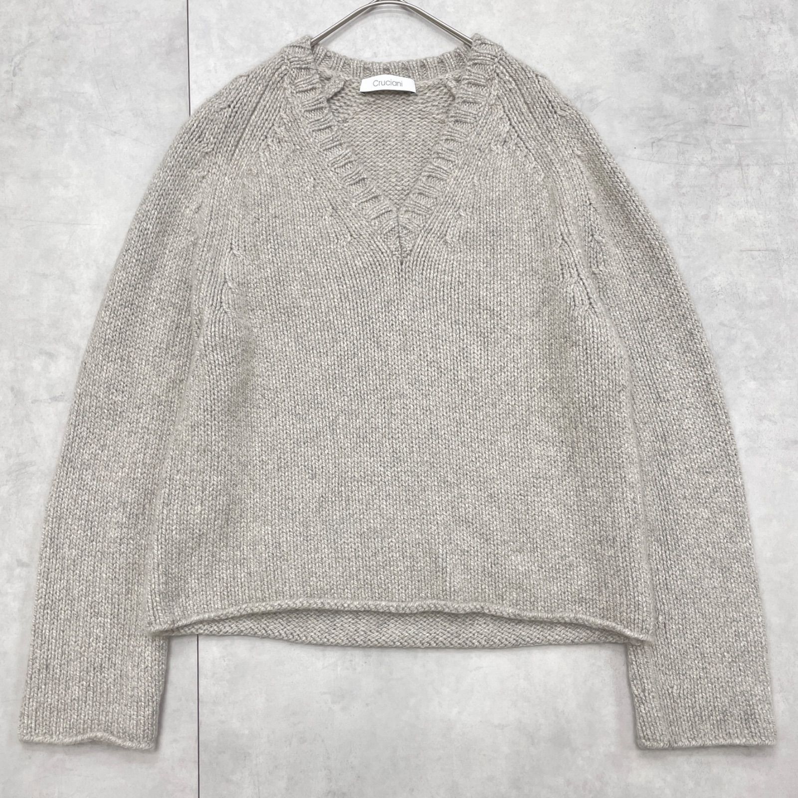 Cruciani ニット・セーター レディース CRUCIANI（クルチアーニ） 美品 Vネック コットン ニット セーター 48