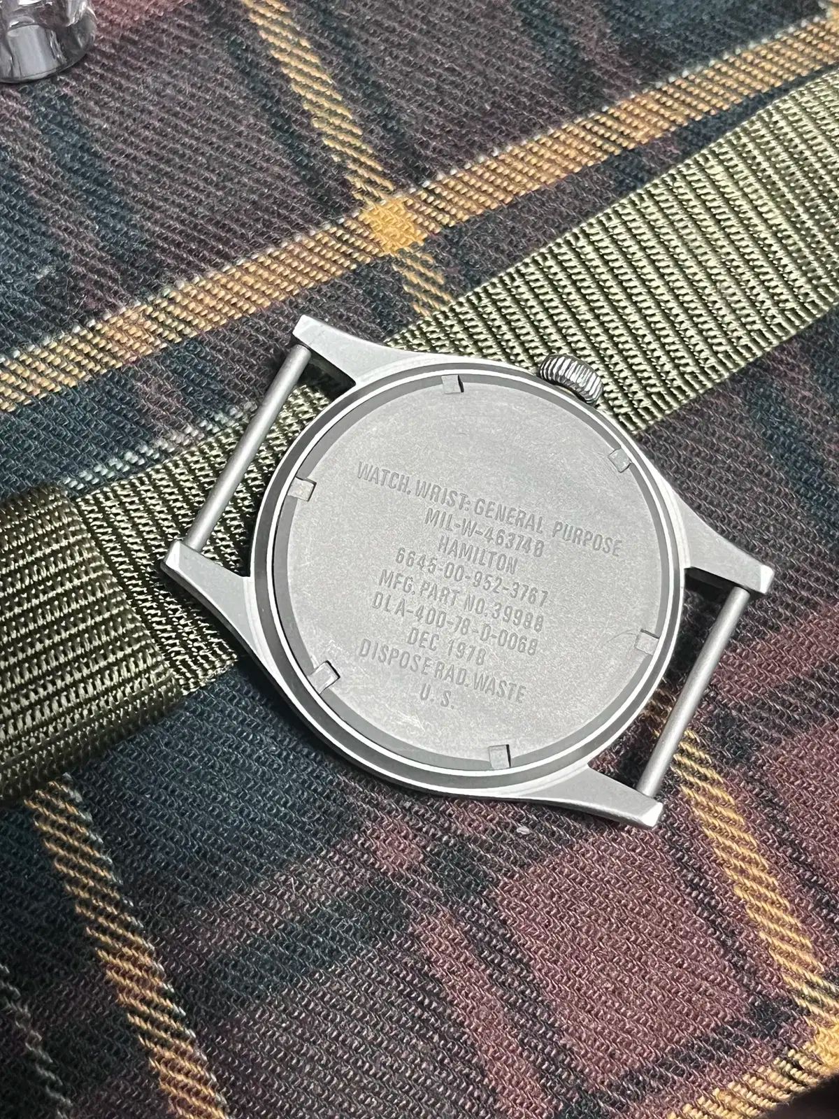  ヴィンテージ ハミルトン Mil W 46374 B 自動巻き時計 腕時計(アナログ)