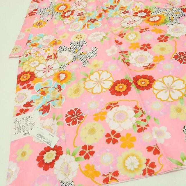 六花-RIKKA- 七五三 ７歳 四つ身着物 襦袢 ２点セット B11