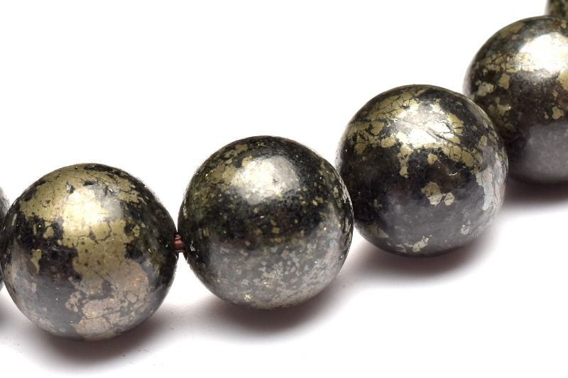 １点物 コロンビア産 ヒーラーズゴールド 10.5mm ブレスレット パワーストーン 天然石 _MC123