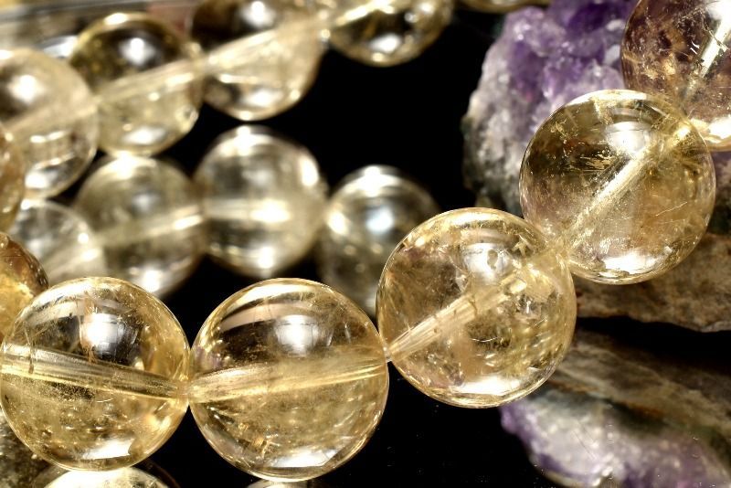 １点物 激 黄金レムリアン ゴールデンレムリアンシードクリスタル 13mm ブレスレット パワーストーン 天然石 _MC355