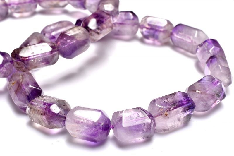 希少形状 スーパーセブンアメジスト 13-18x10-11mm 原石ラフカット