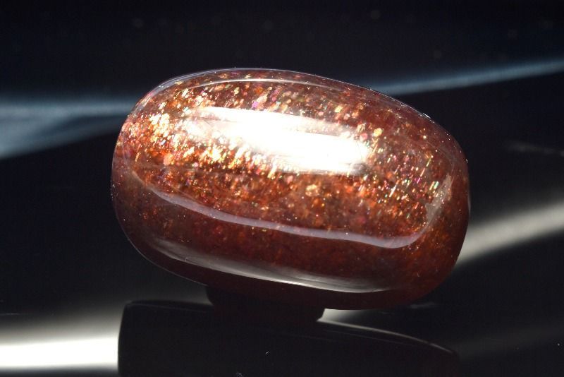 １点物 AAAA ブラッドショット アイオライトサンストーン 24x15mm オーバル ルース パワーストーン 天然石 _PC6738