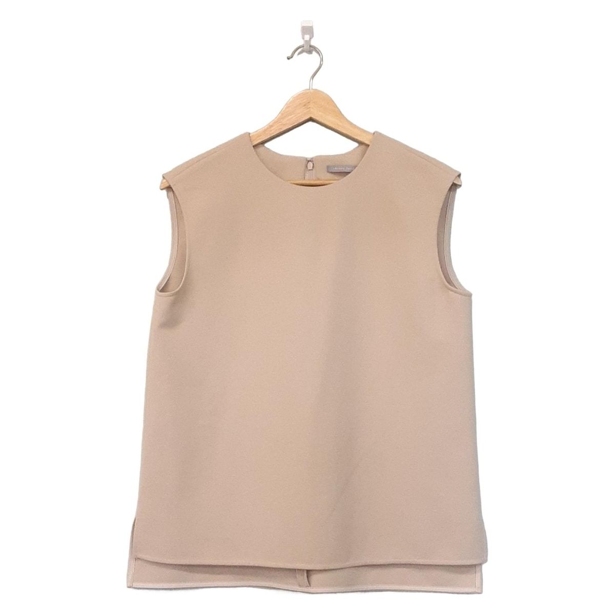 theory luxe セオリーリュクス ノースリーブカットソー サイズ38 M レディース - ベージュ