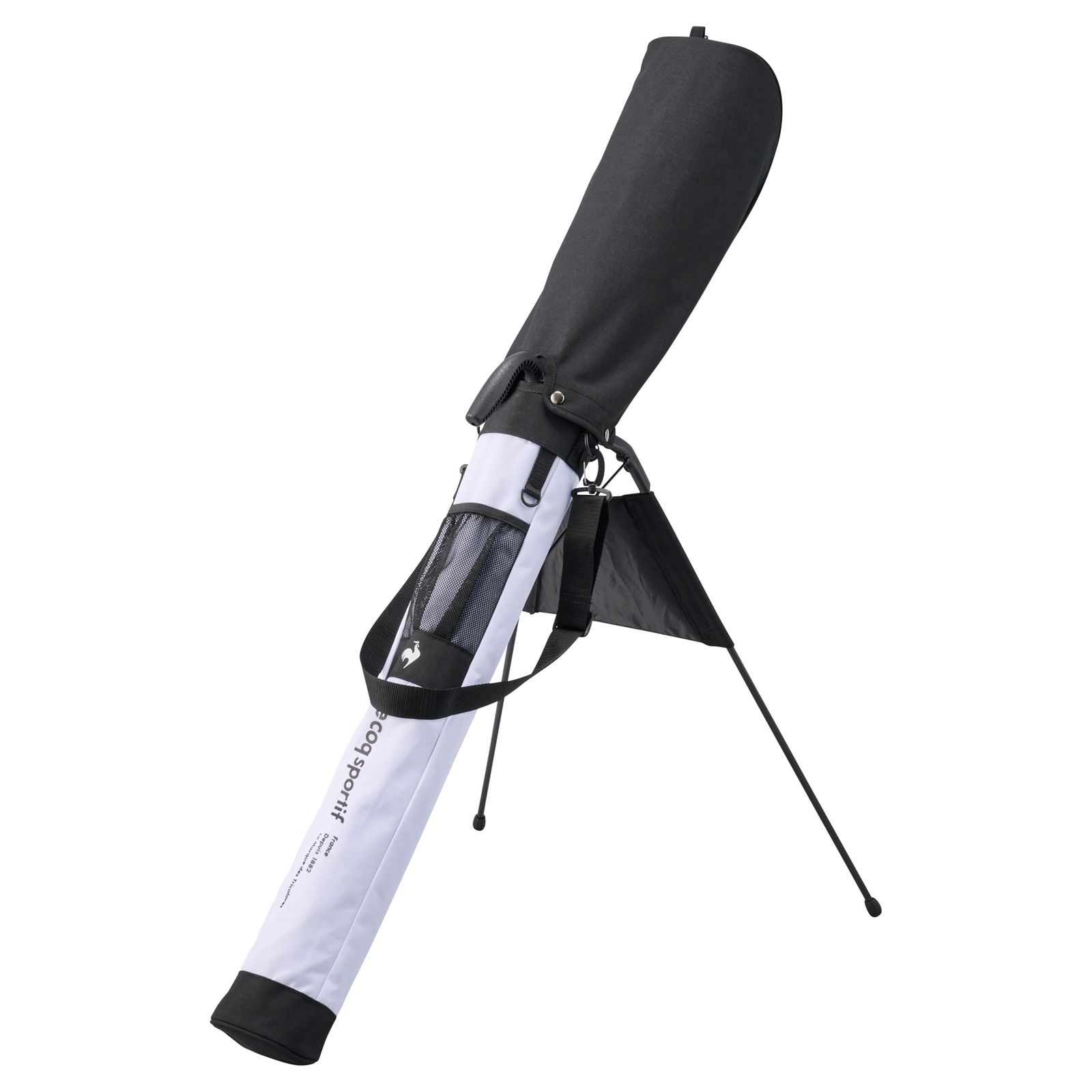 ルコックスポルティフ セルフスタンドクラブケース 5-6本用 47インチ対応 スマホポケット セルフィー機能 フードカバー付 練習 ゴルフ LG5SCB90M メンズ