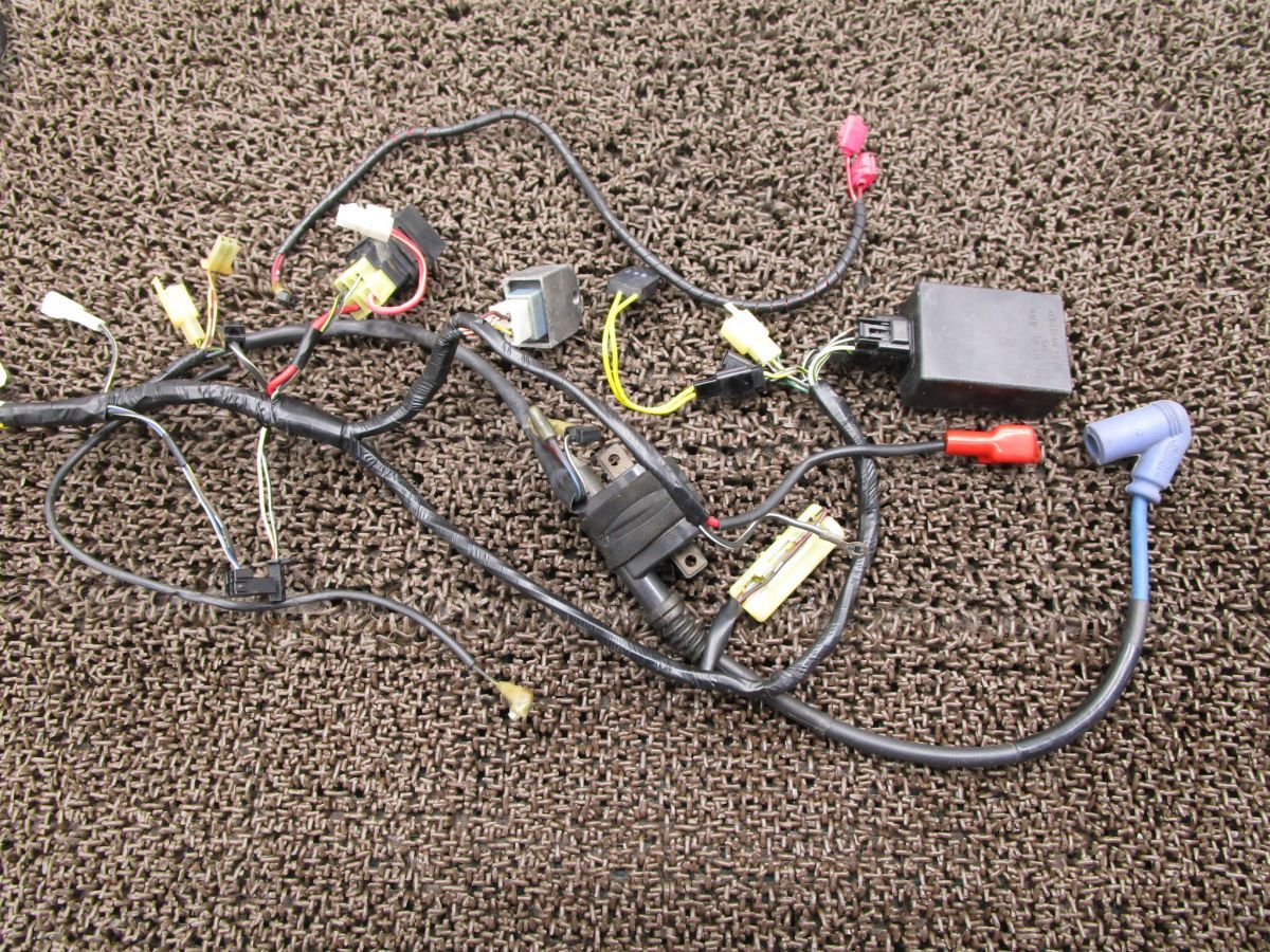 ストリートマジック2 110 メインハーネス A7403 イグナイター レギュレター イグニッション CF12A スズキ F131 キャブ車 12V