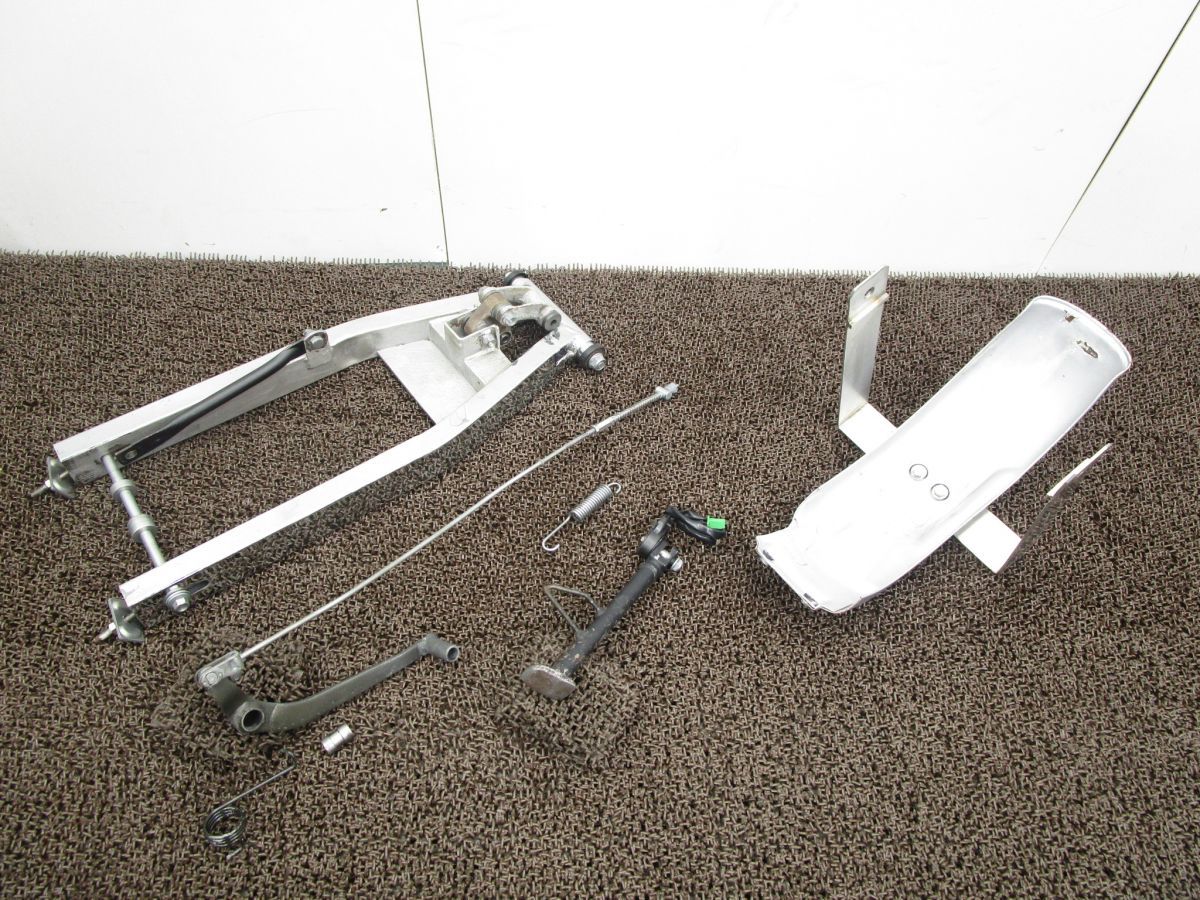 エイプ100 ロング スイングアーム A7525 ペダル シャフト スタンド フェンダー HC07 ホンダ HC07E Ape キャブ車 動画有 12V BRIGHTFACE_UK