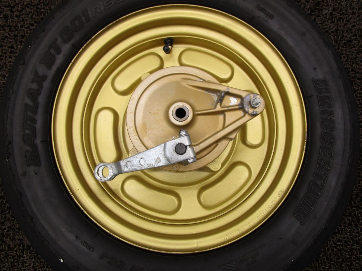 エイプ100 リアホイール スプロケット ブレーキドラム A7584 HC07 ホンダ HC07E Ape キャブ車 動画有 12V