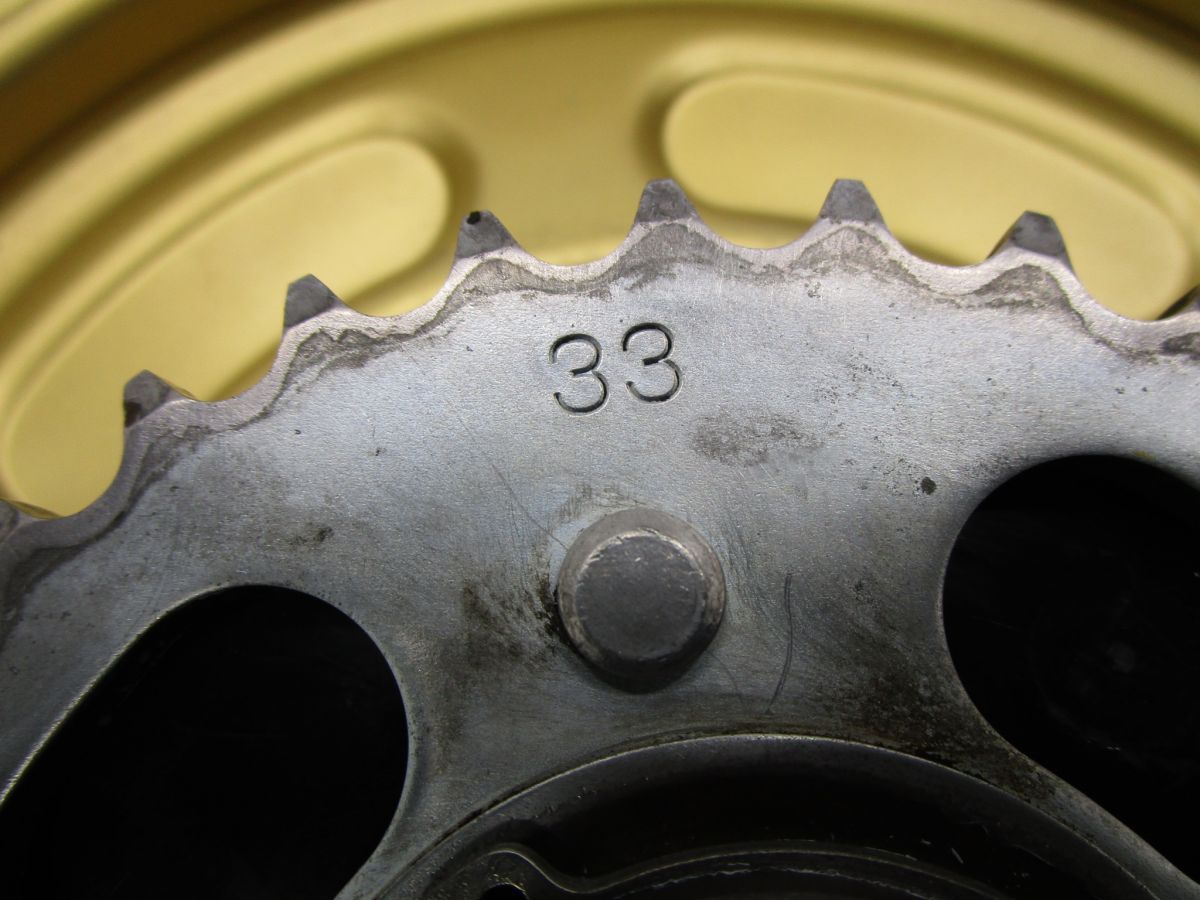 エイプ100 リアホイール スプロケット ブレーキドラム A7584 HC07 ホンダ HC07E Ape キャブ車 動画有 12V BRIGHTFACE_UK