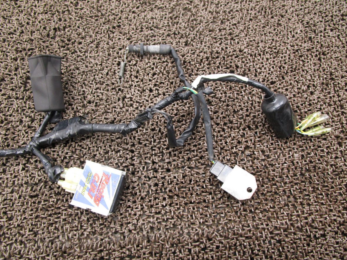 エイプ100 メインハーネス POSH製 CDI レギュレター A7545 イグニッションコイル HC07 ホンダ HC07E Ape キャブ車 動画有 12V