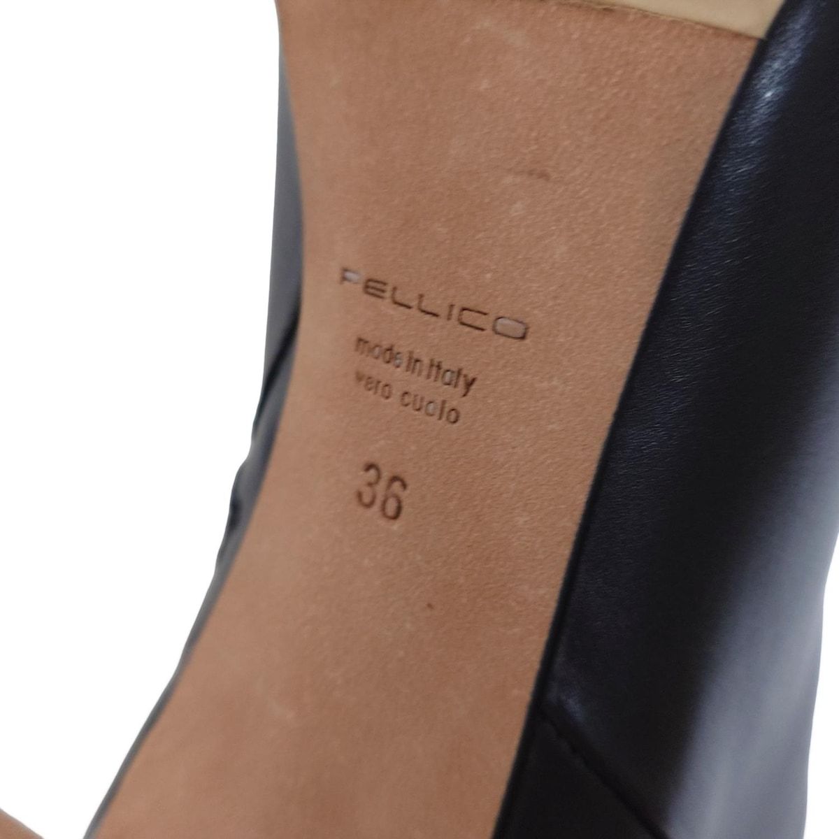  PELLICO ペリーコ ショートブーツ 36 レディース - 黒 レザー ブーティ ブーツ