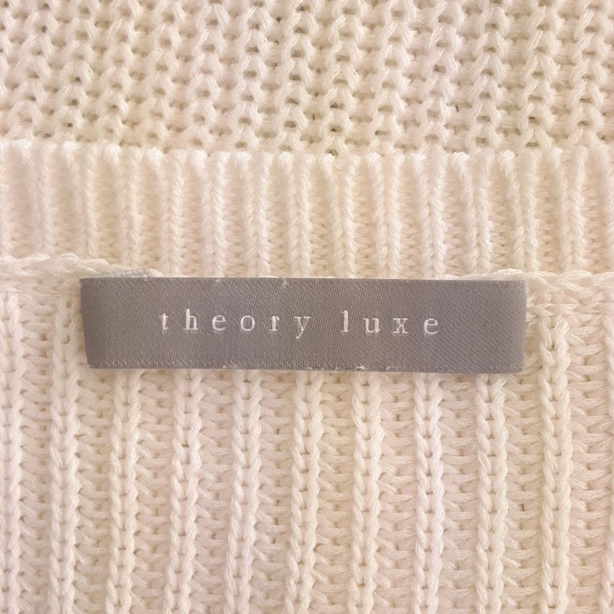 theory luxe セオリーリュクス 長袖セーター サイズ38 M レディース - アイボリー