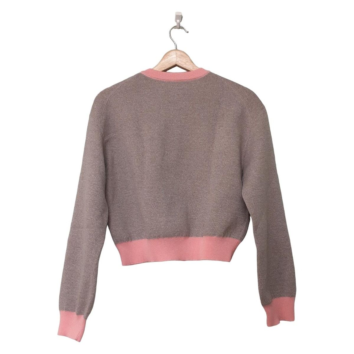 ASTRAET アストラット カーディガン レディース - ベージュ×ピンク 長袖