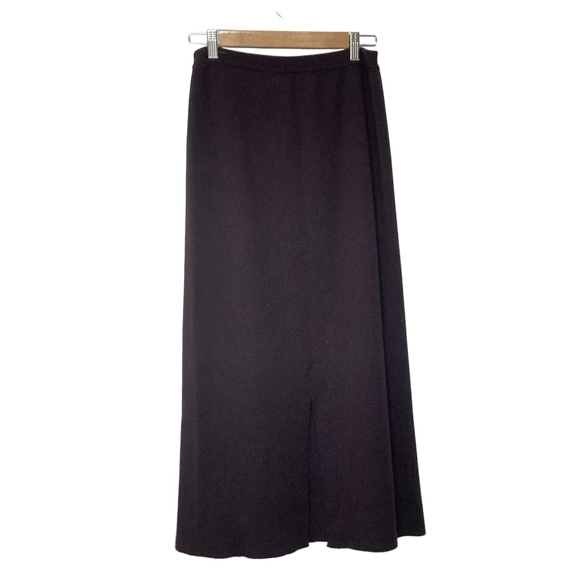 FABIANA FILIPPI ファビアーナフィリッピ ロングスカート サイズL レディース - 黒 ウエストゴム ニット