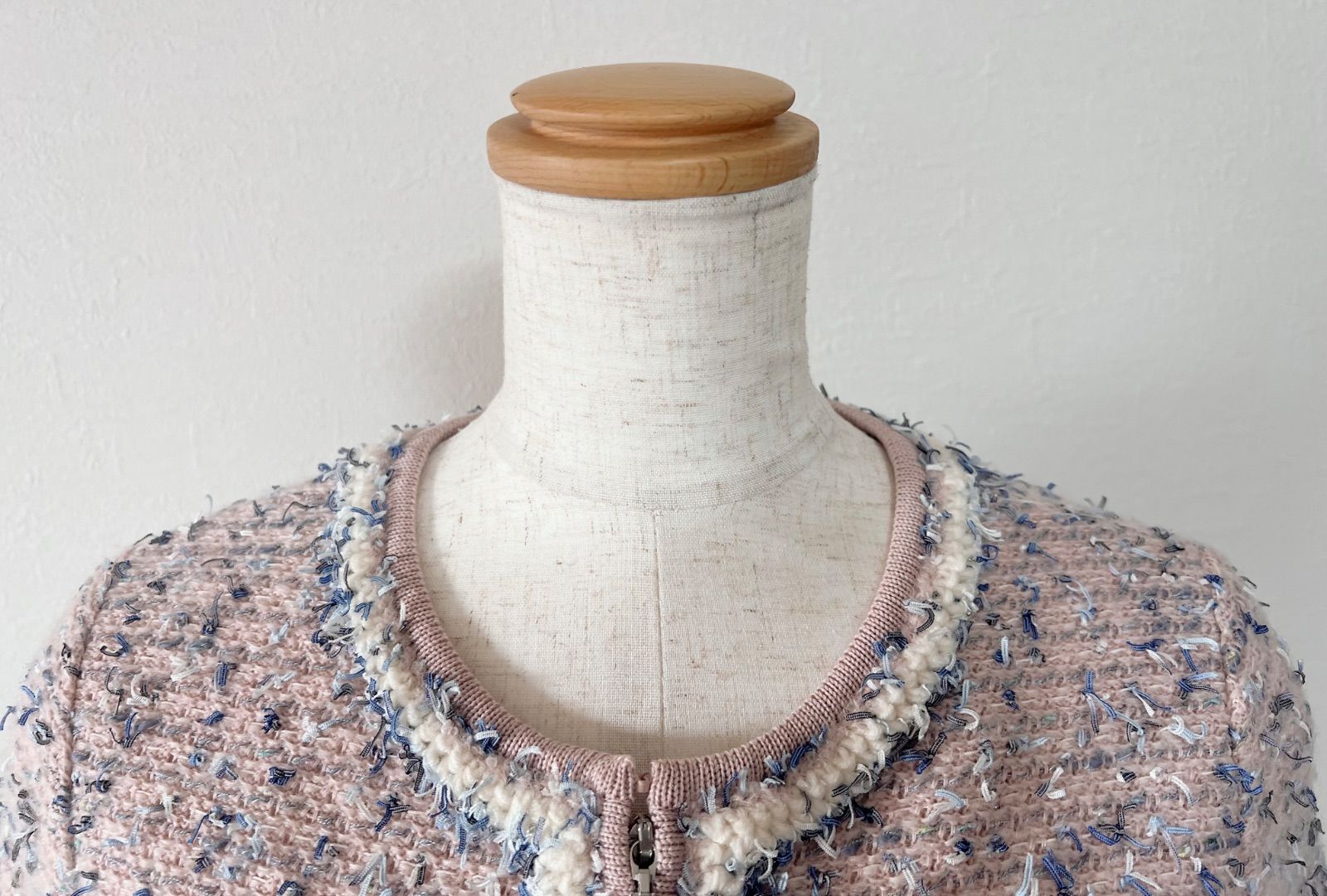 カーディガン ツイード