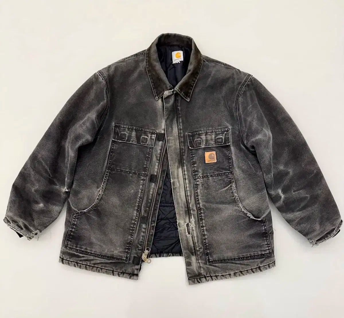 ヴィンテージ Carhartt カーハート ダック キャンバス アーティック デトロイト ジャケット 46r