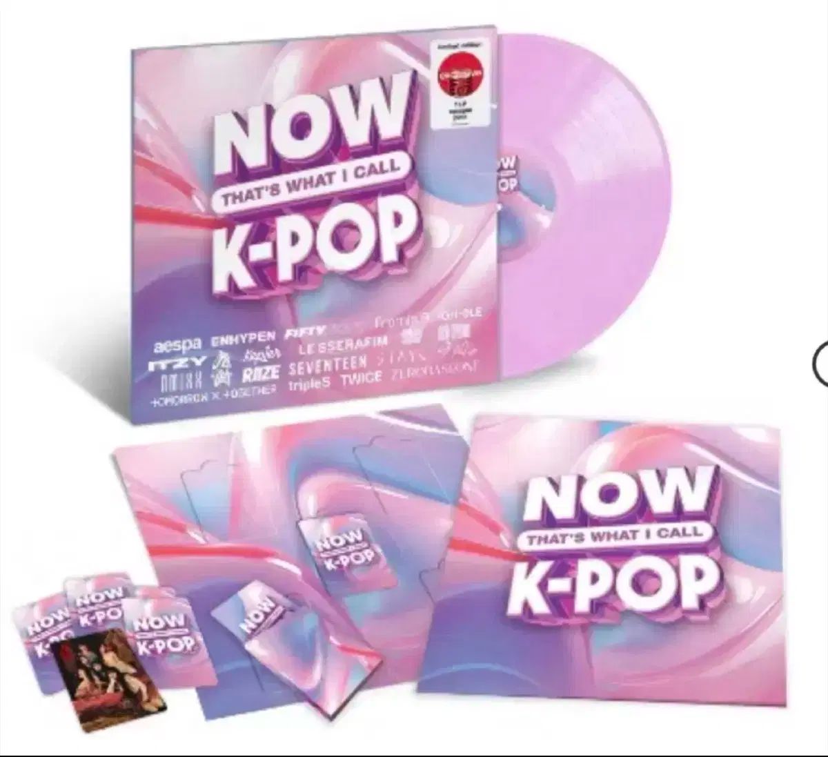 Now k ー pop 今すぐ Kポップ 限定版 限定盤 期間限定 LP lp ヴァイナル ビニールレコード aespa(エスパ) SEVENTEEN(セブンティーン・セブチ) ラ