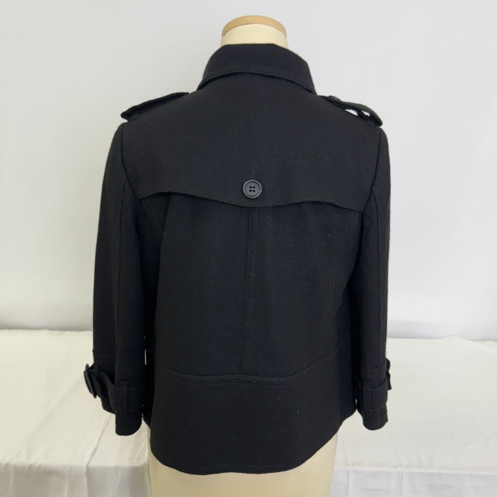 公*o様 未着用新品！BURBERRY カシミア素材１００％高級ブラックコート 公*o様 未着用新品！BURBERRY カシミア素材100％高級ブラックコート