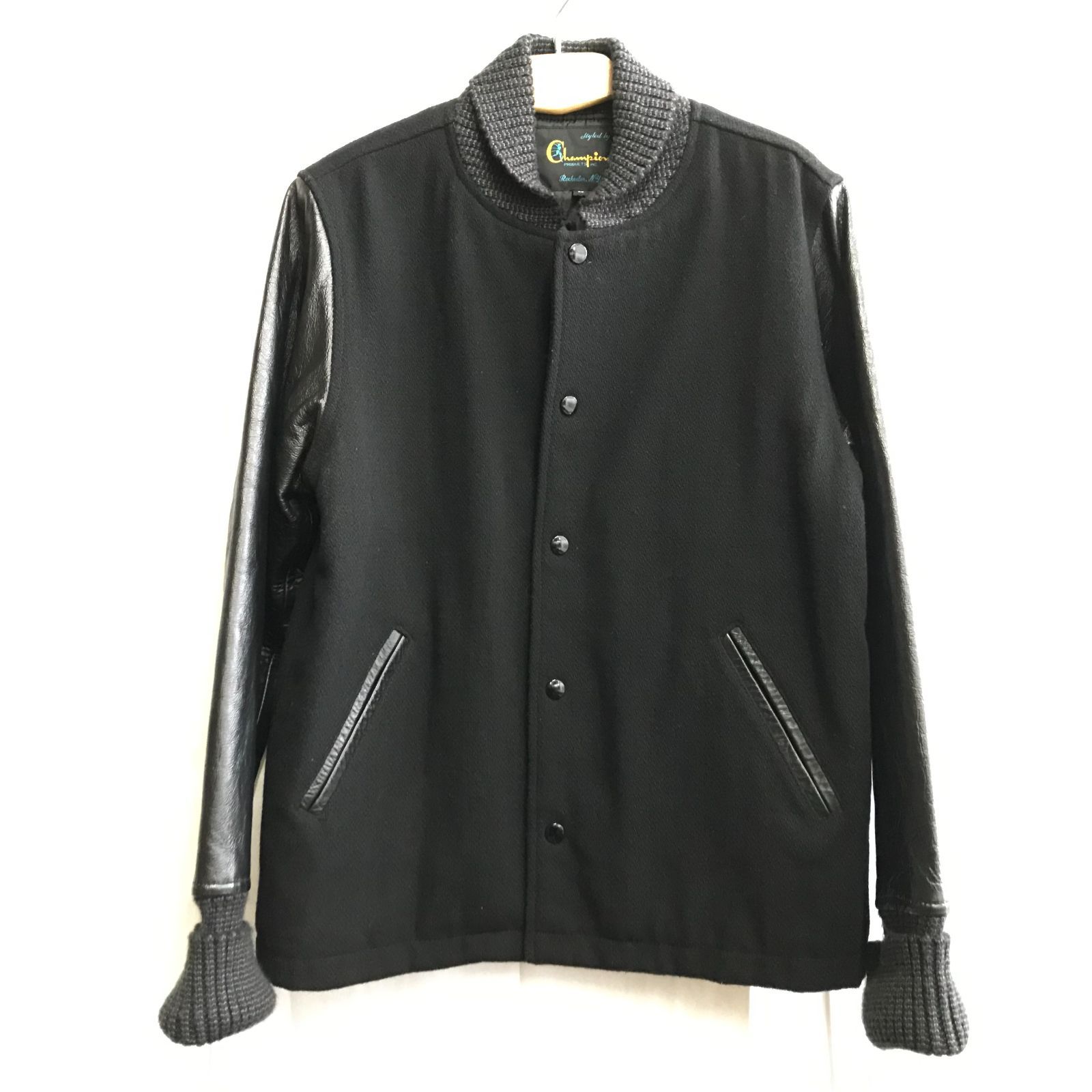 Champion チャンピオン レザー切替 スタジャン C3-G604 USA製 M 