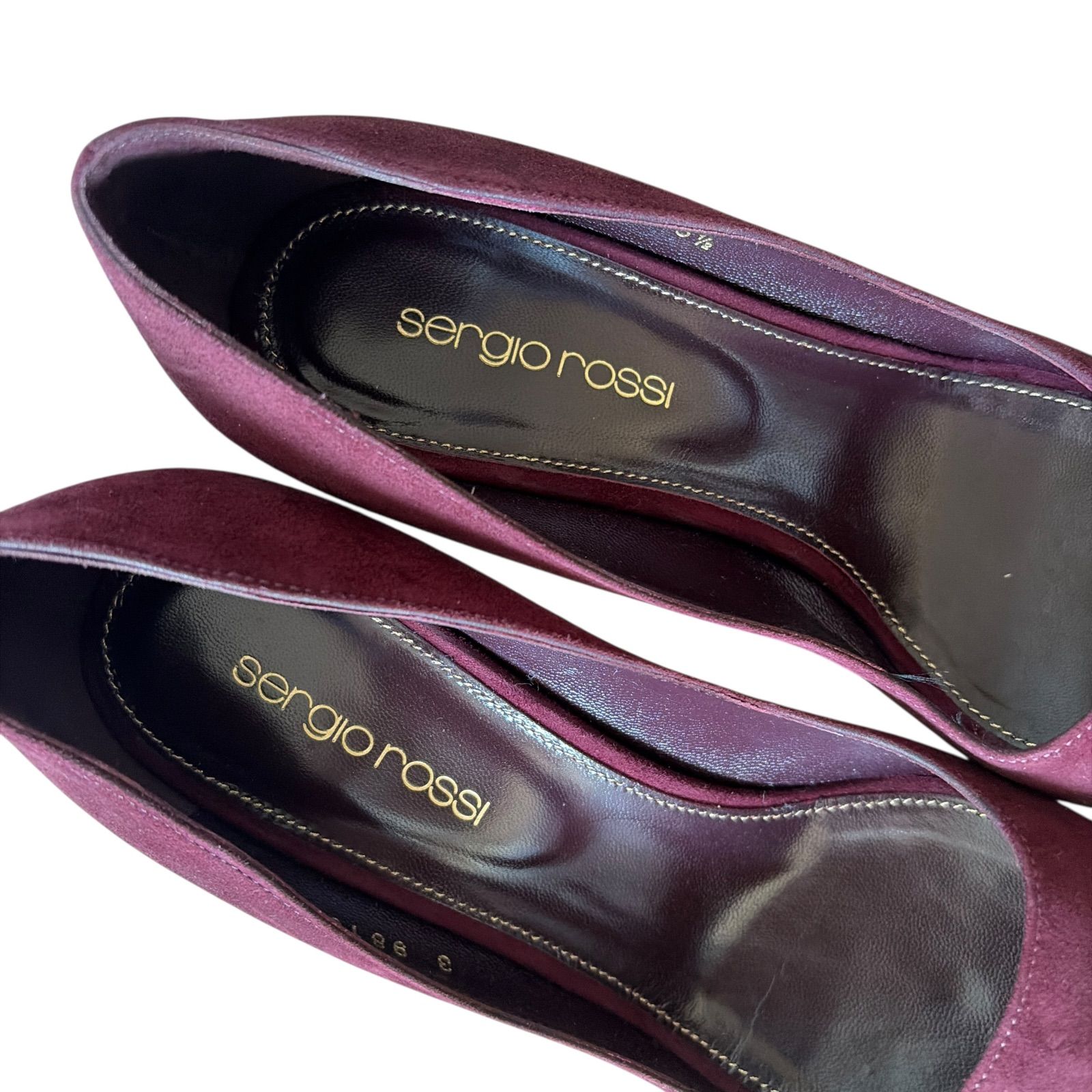 Z1589 sergio rossi セルジオロッシ パンプス ハイヒール レディース35