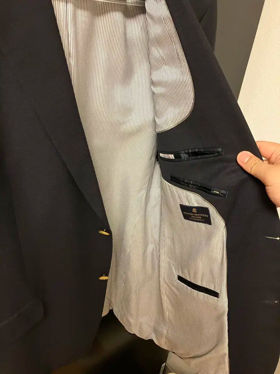 ブルックス ブラザーズ ネイビー ゴールド ジャケット 40R KANDAIZUMI_COM