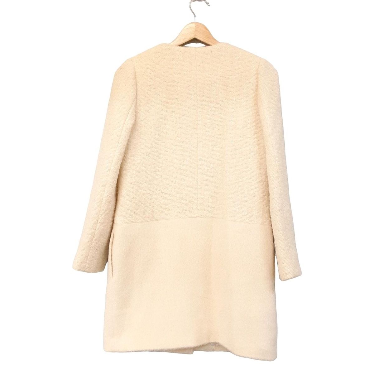 JUSGLITTY ジャスグリッティー コート サイズ1 S レディース - アイボリー 長袖 秋 冬