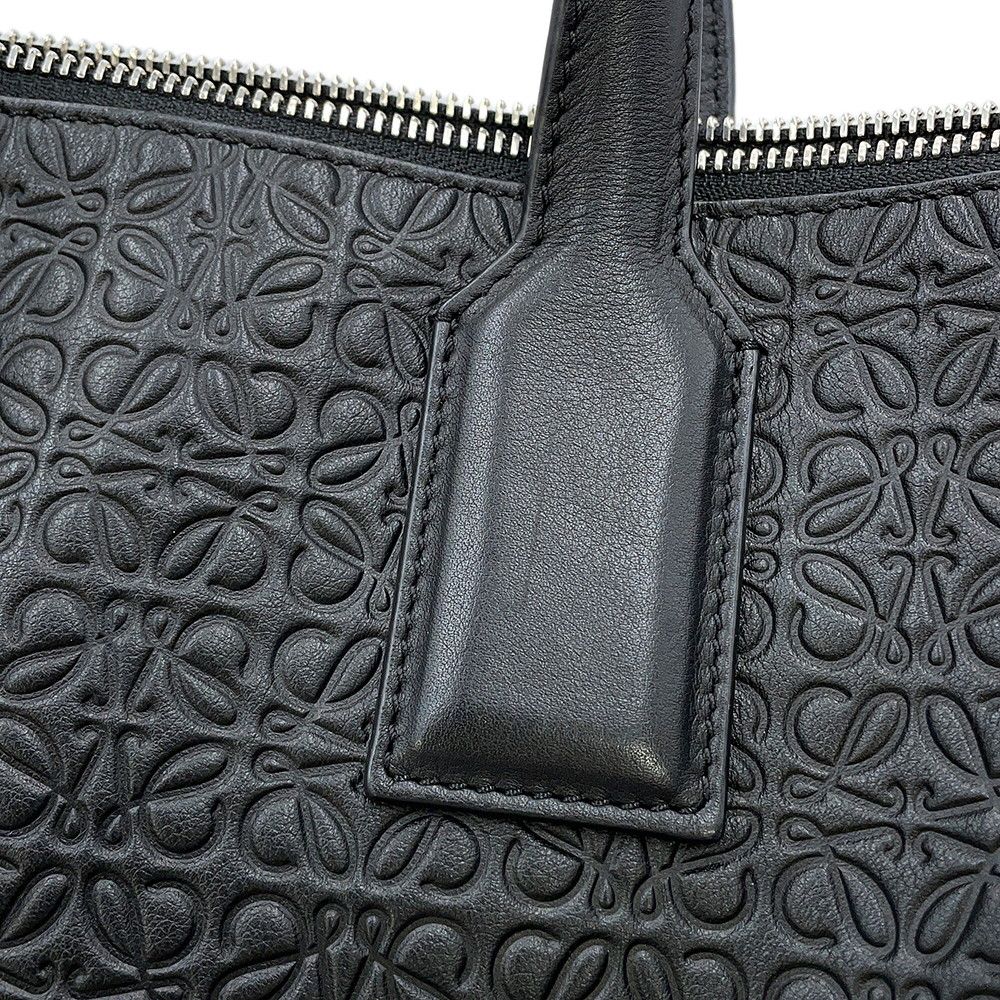 ロエベ ビジネスバッグ ゴヤ シンプル ブリーフケース レザー 337.55.S 50 LOEWE 2 way 黒
