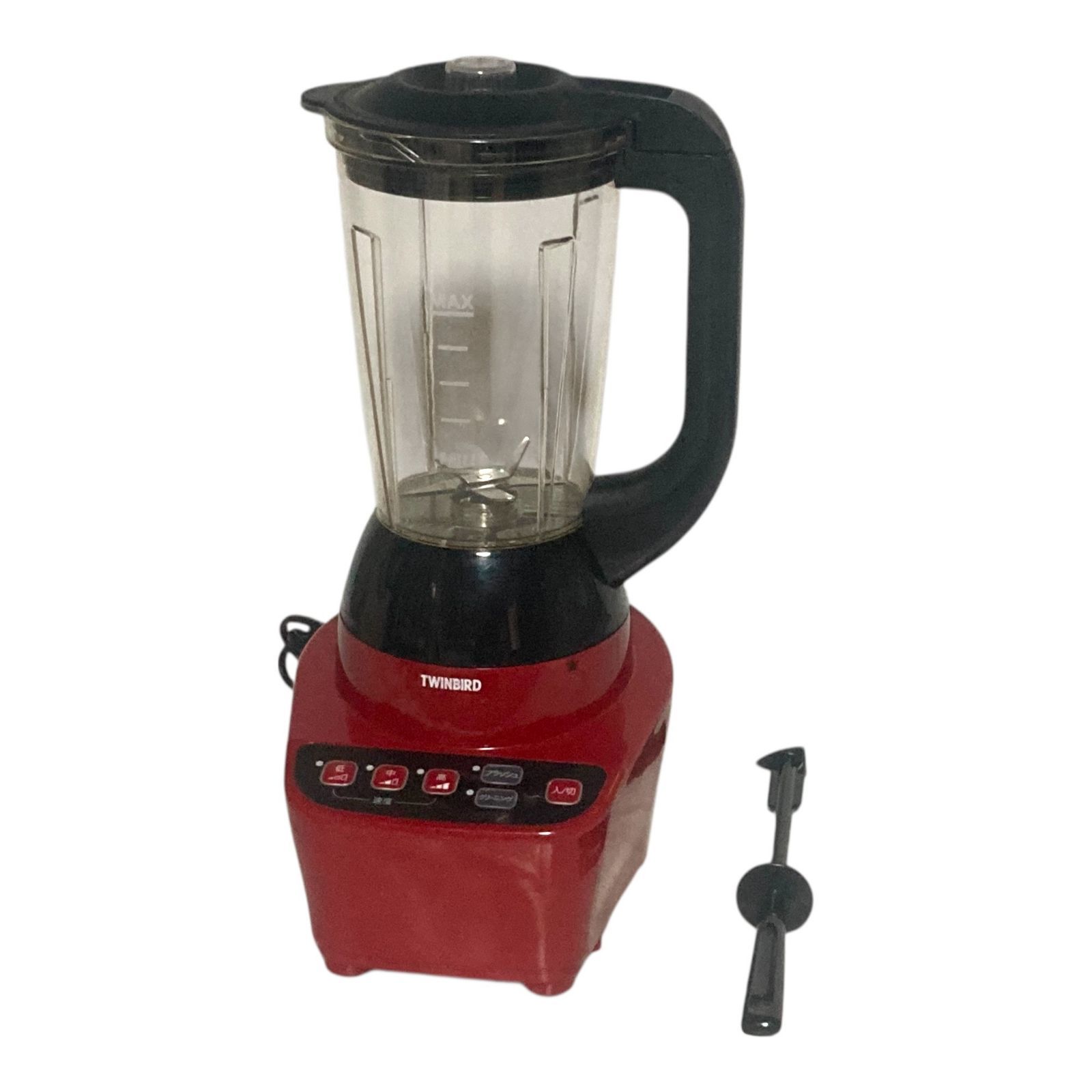 ツインバード ミキサー ジューサー レッド KC-4859 R