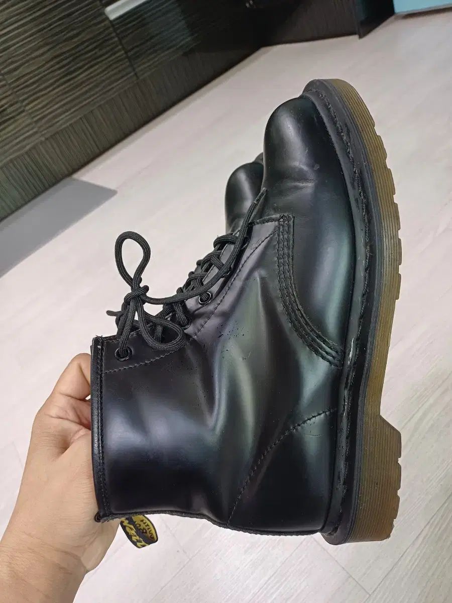 DR. MARTENS ドクターマーチン メンズ ブラック ウォーカーブーツ Uk 8 270