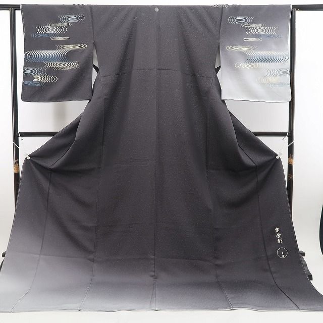 ❁tomihisa❁新品 さが美謹製 金彩友禅 京金彩 華陽 着物 仕付け糸付