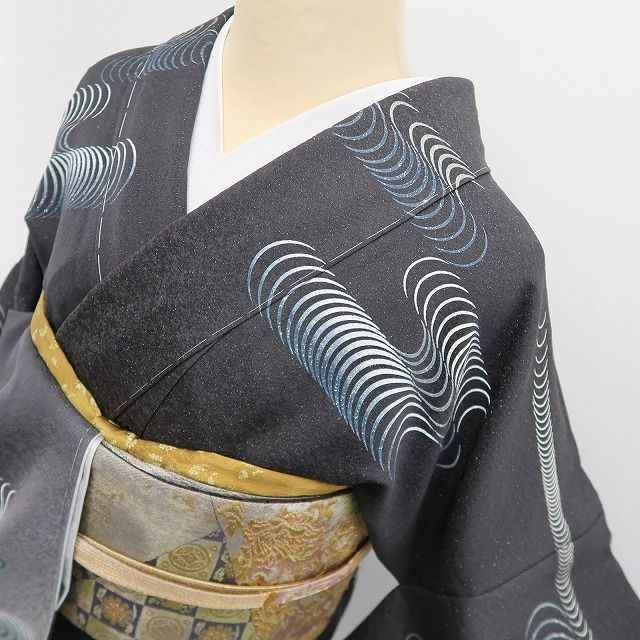 ❁tomihisa❁新品 さが美謹製 金彩友禅 京金彩 華陽 着物 仕付け糸付