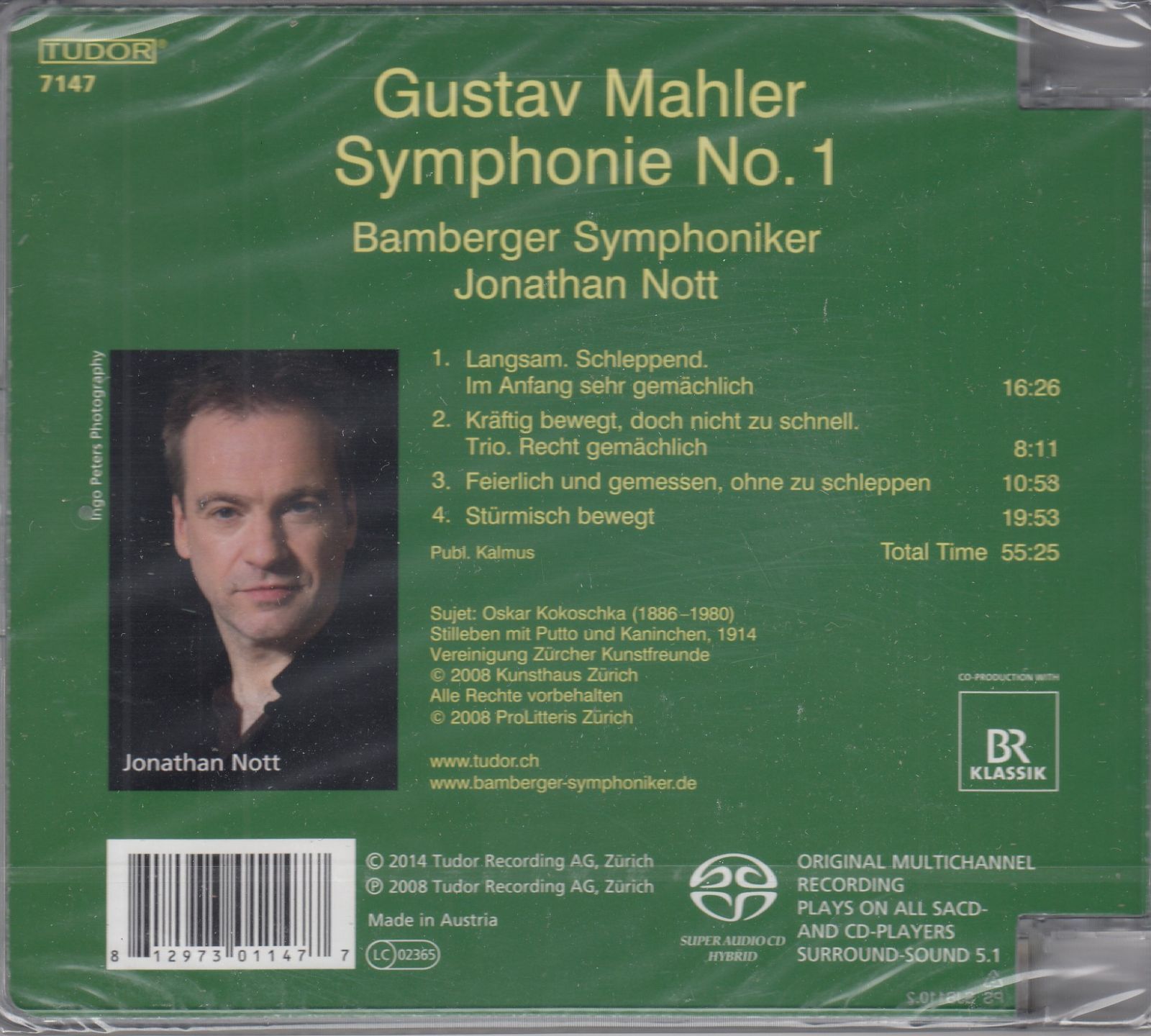 マーラー 交響曲集（1,2,3,4,5,7,9)ノット/バンベルク SACD ジョナサン