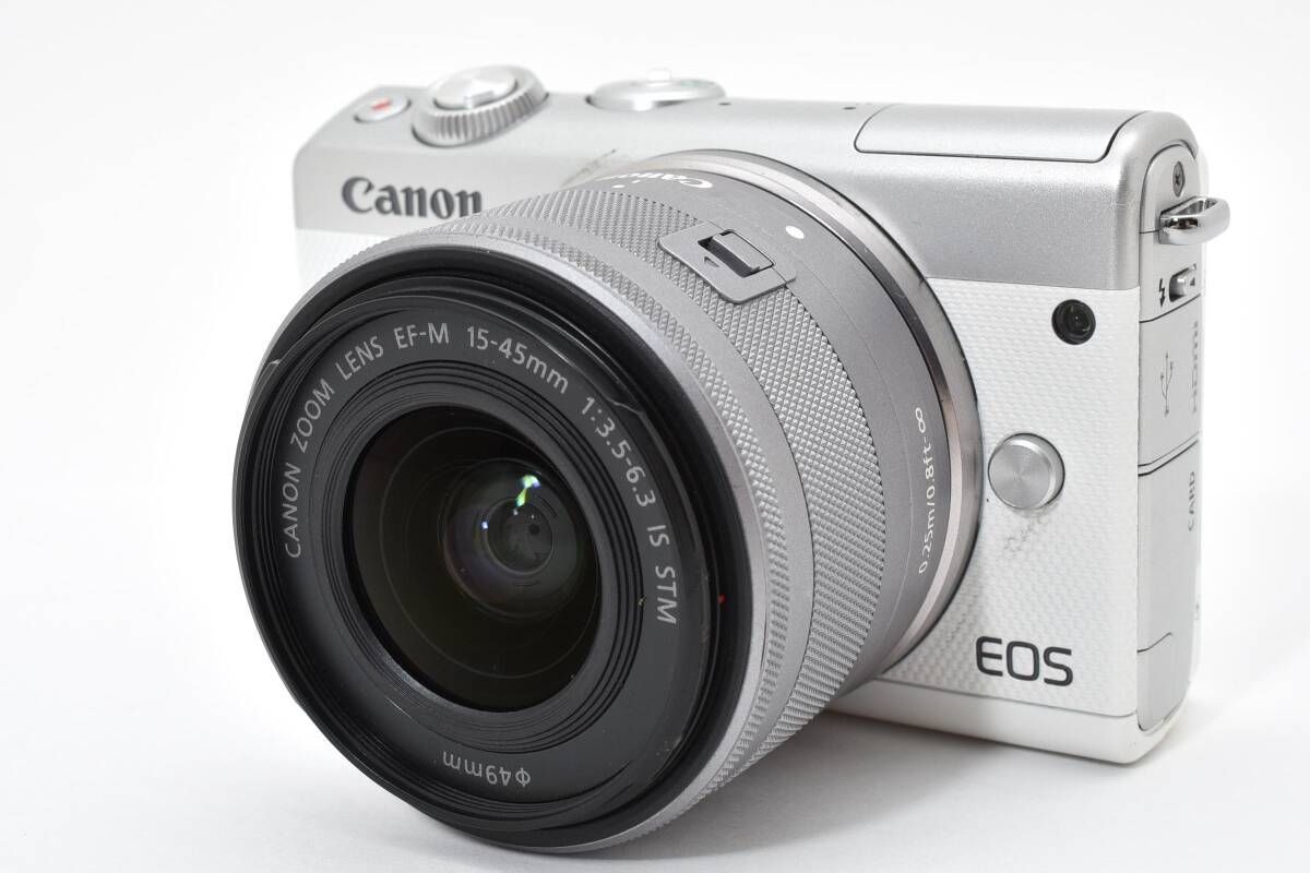 キャノン Canon EOS M 100 ボディ EF 15 45 mm F 3 5 6 IS STM ズーム レンズ L 24 6967